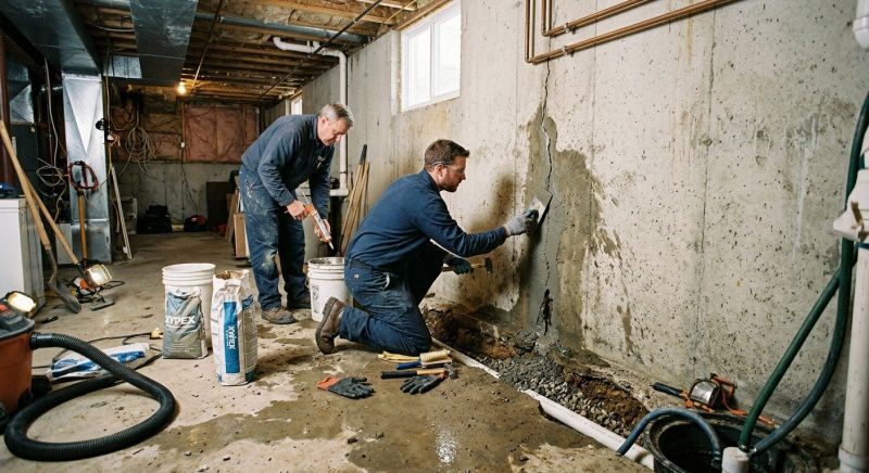 Basement Seepage Repair in Sarasota, FL