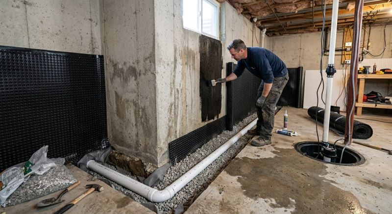 Basement Walls Waterproofing in Tampa, FL