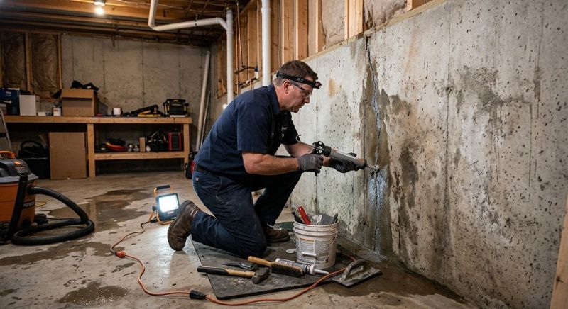 Basement Walls Waterproofing in Sarasota, FL