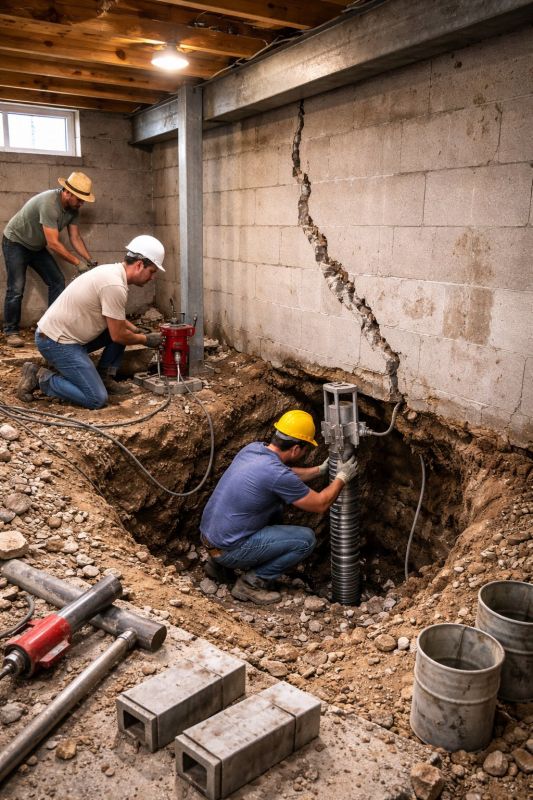 Foundation Structural Repair in Greenville, SC