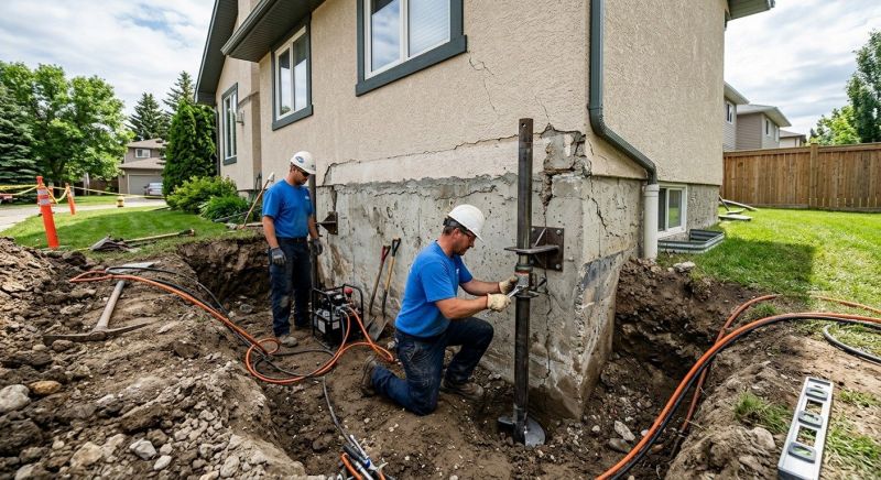 Helical Piers Installation in Greenville, SC
