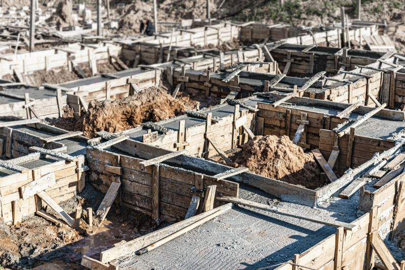 Products For Concrete Footing Installations in use